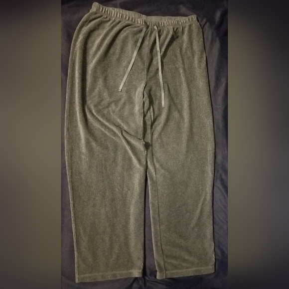 Tall (43") women's gray corduroy high rise pants, VGUC - Picture 4 of 5